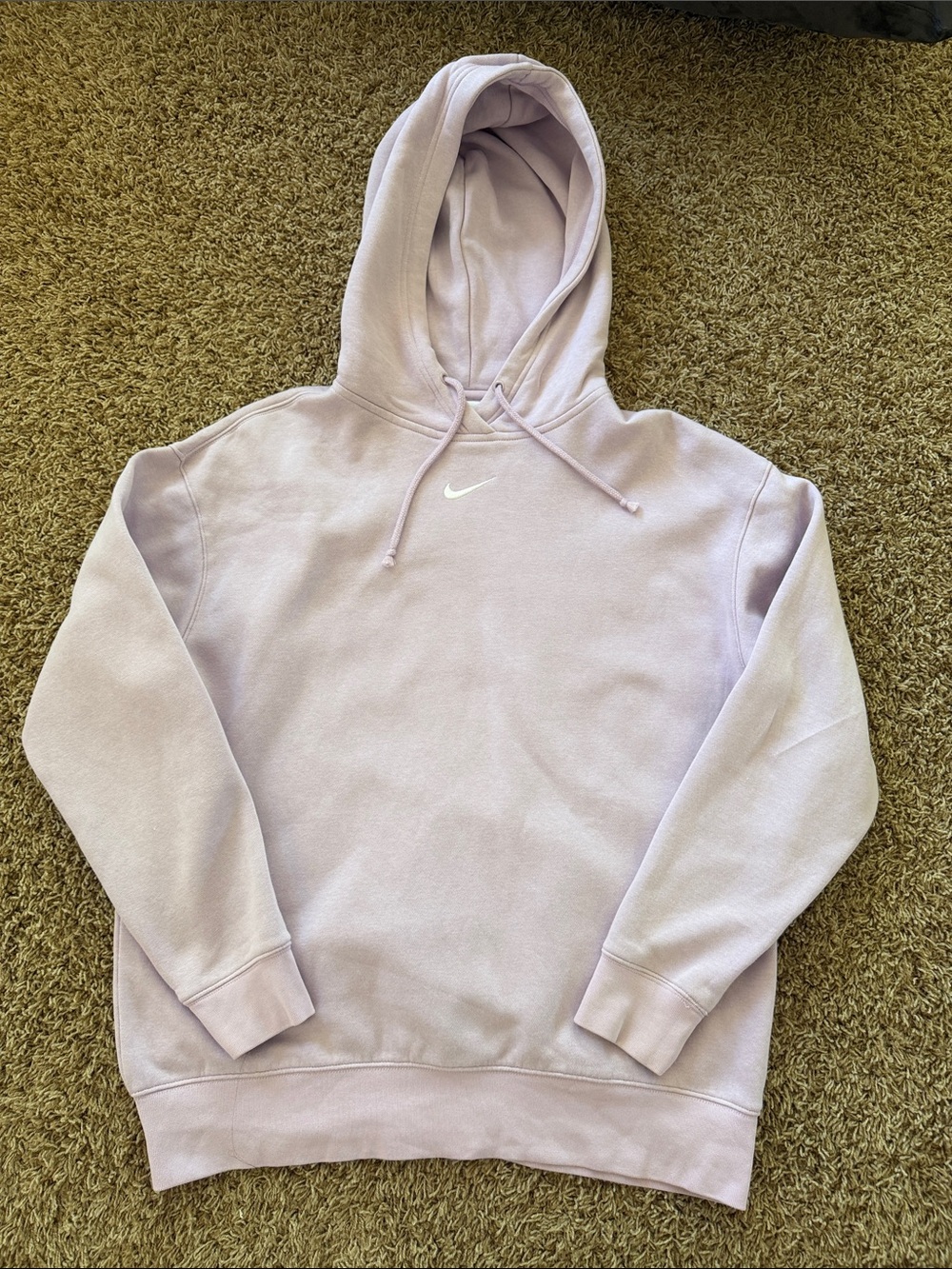 Nike Lavender Pullover Hoodie with White Swoosh